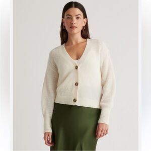 Quince Cream Cardigan Sweater